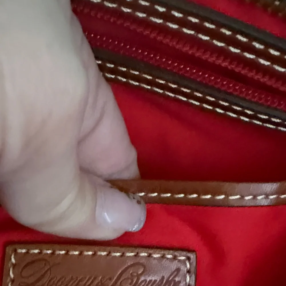 Dooney & Bourke Aqua Leather Tote - Picture 5 of 6